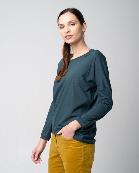 Alma & Lovis Oversized Langarmshirt aus Bio-Baumwolle | Loose Shirt