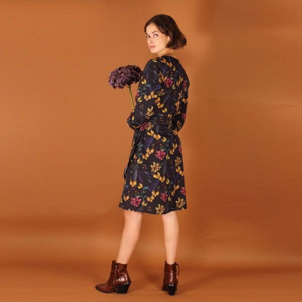 Thumbnail - ManduTrap Florales Wickelkleid Lanah aus Bio Baumwolle (kbA)