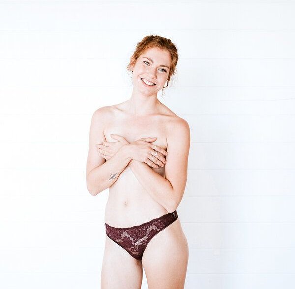 erlich textil Emilia String mit Spitze aus Q-Nova, made in Europe