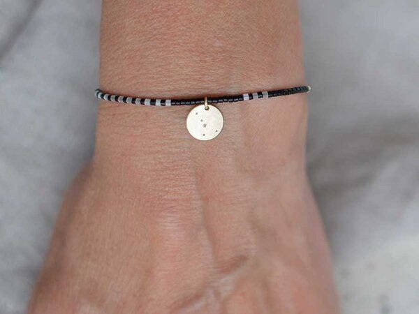 renna deluxe Sternzeichen Armband Silber