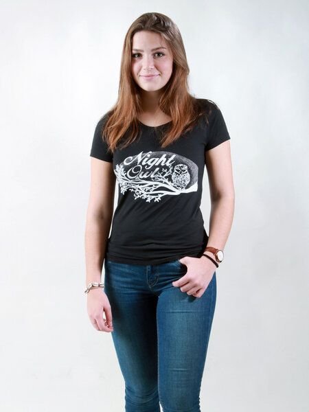 NATIVE SOULS T-Shirt Damen - Night Owl
