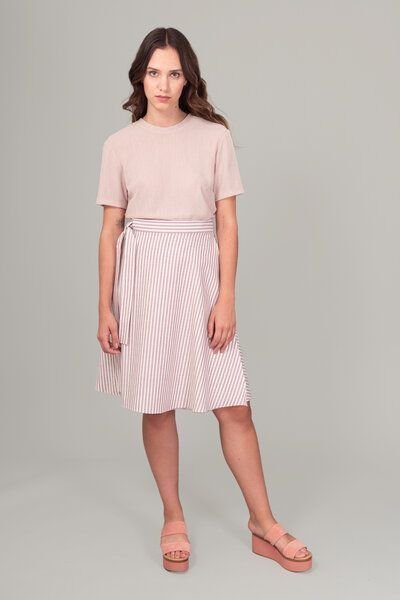 MARIA SEIFERT Tanja - kurzer Wickelrock aus Bio Baumwolle