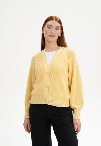 Rippstrick Cardigan Style BHUMA | von MELA | Fairtrade & GOTS zertifiziert