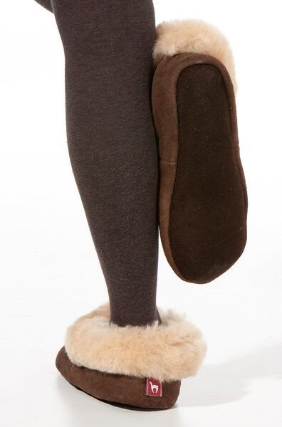 Apu Kuntur 100% Natur-Hausschuhe aus Alpaka und Wolle