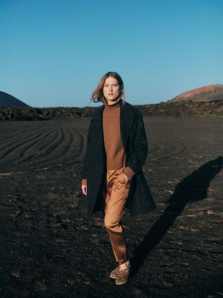 LANIUS Mantel aus Schurwolle