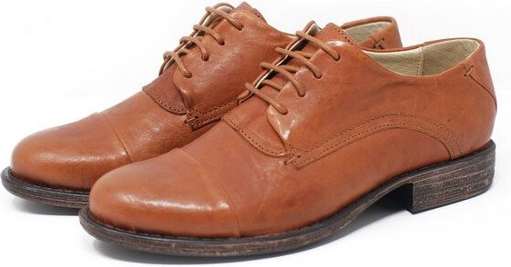 Claudio Nero Halbschuh Dois camel