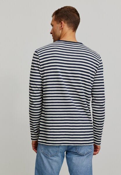 Herren Slub Longsleeve aus Bio-Baumwolle - MACA STRIPES - recolution