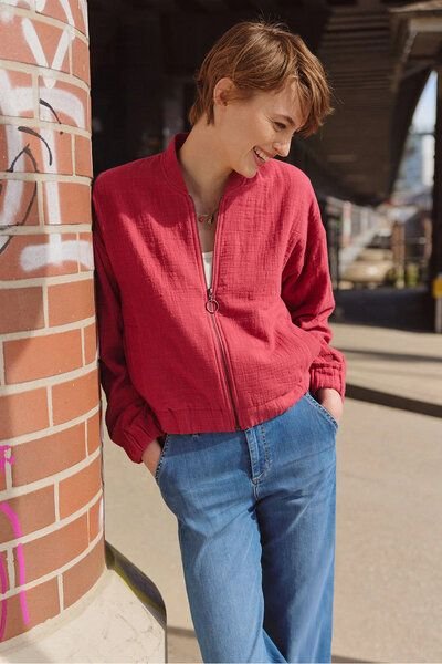 TRANQUILLO Jacke Rumii Blouson aus Musselin (1250002)