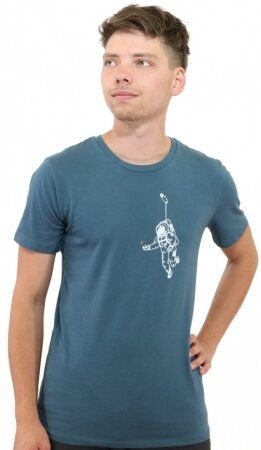 Spangeltangel Herrenshirt "Kosmonaut", T-Shirt, Bio-Baumwolle, Astronaut, Stern,
