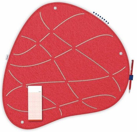 Organische Pinnwand zum Stecken und Pinnen aus Filz, Memoboard mal anders von RÅVARE (OKO-3)