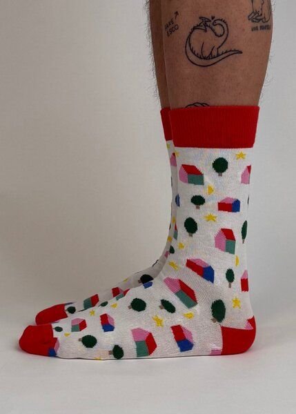 ettics STUDIO sock AOP house