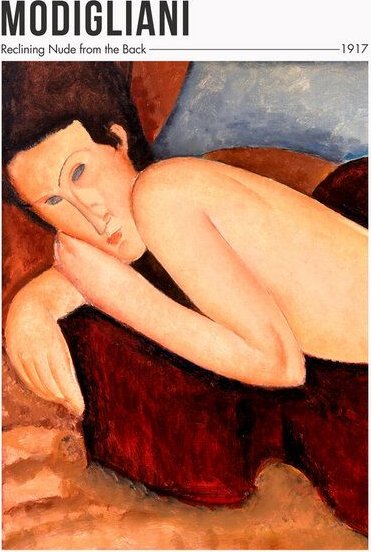 Photocircle Poster / Leinwandbild - Amedeo Modigliani: Nu couché de dos