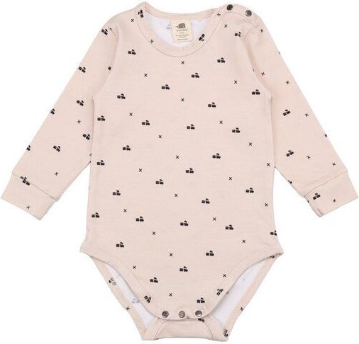 Walkiddy Tiny Trains - Öko-Babybody aus Bio-Baumwolle mit Zugmotiv, GOTS-zertifiziert, hautfreundlich & nachhaltig