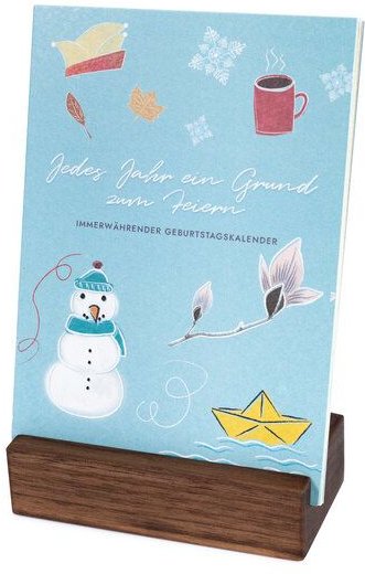 klotzaufklotz Geburtstagskalender mit Karten