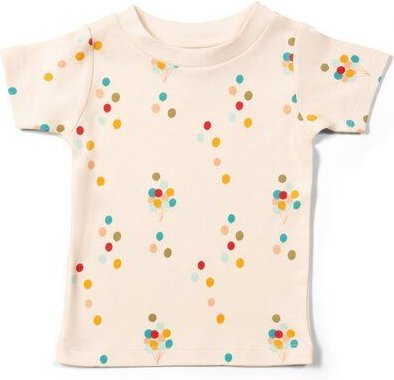 Little Green Radicals Kinder T-Shirt mit Ballonaufdruck – GOTS & Fairtrade