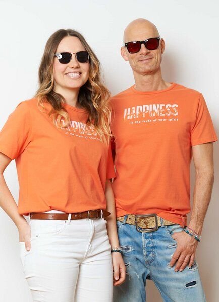 SPARKLES OF LIGHT Yoga Shirt | HAPPINESS