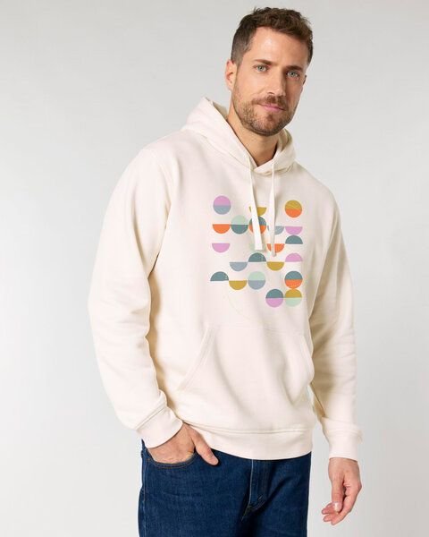 Thumbnail - Kultgut Weicher Herren Kapuzenpullover / Abstract Position
