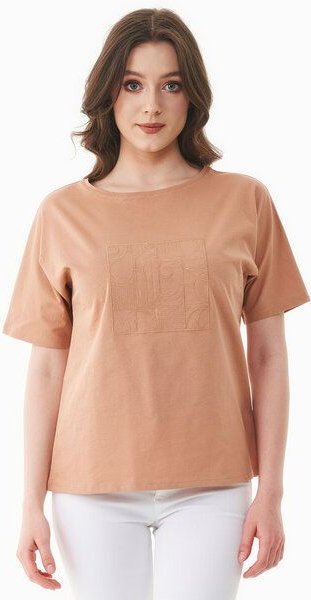 ORGANICATION T-Shirt aus Bio-Baumwolle mit Stickerei