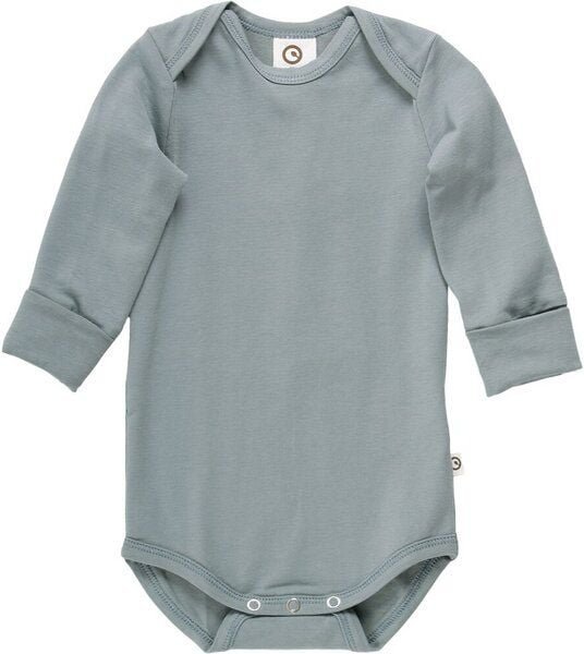 Müsli by Green Cotton Langarm Body *misty green & nile* Bio Baumwolle GOTS | Müsli