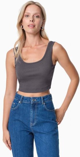 ORGANICATION IRISS | Ripp-Crop-Top aus TENCEL Modal und Bio-Baumwolle