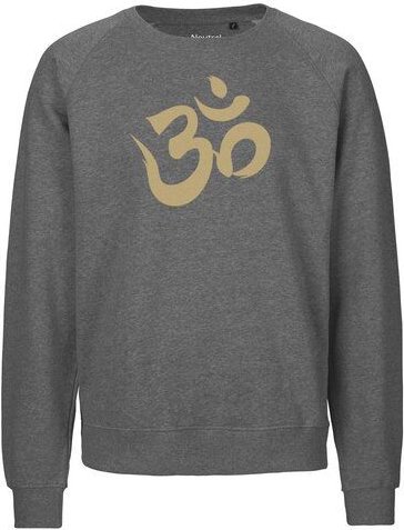 Peaces.bio - handbedruckte Biomode Bio Damen Sweatshirt Loose Fit Om