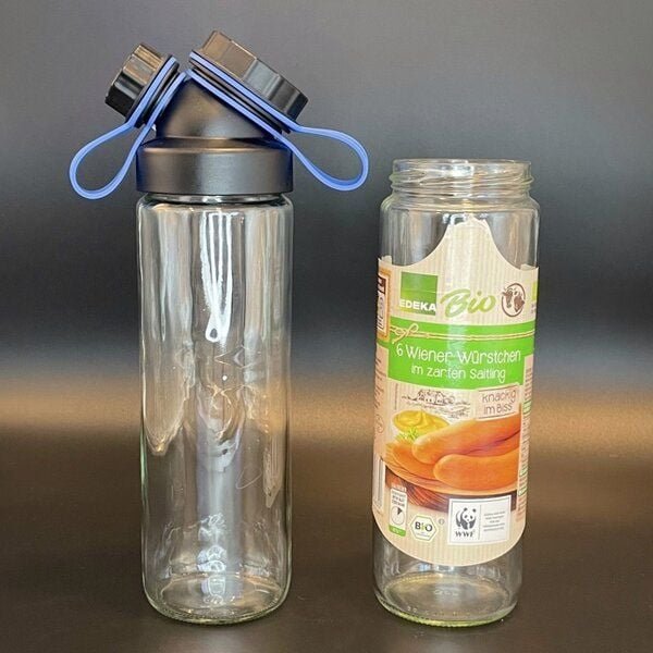 JN JuNiki's Set: JuNiki´s Würstchen® Verschluss + Deckelhalter grün oder blau