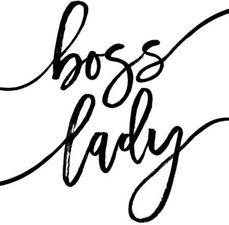 Photocircle Poster / Leinwandbild - Boss Lady