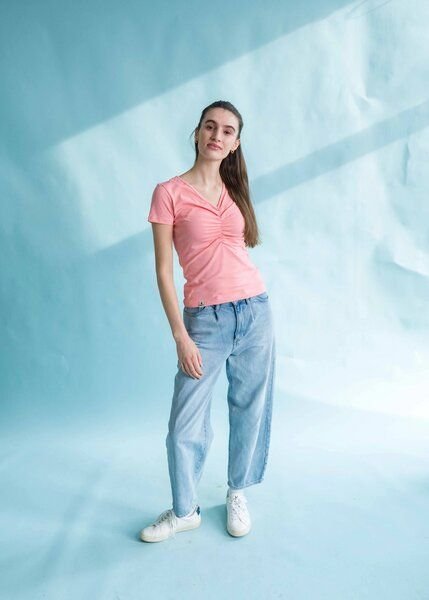 NOORLYS T-Shirt Riffelig