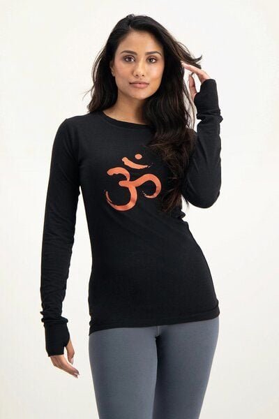 Urban Goddess Karuna OM Yoga Langarm Shirt