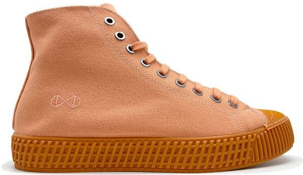 Veganer Sneaker "nat-2 Mono" aus zert. Biobaumwolle, Bambus, Kork, Zuckerrohr und rec. Gummi