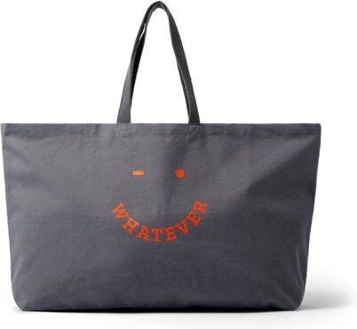 FANTASTIC REALITY STUDIOS WHATEVER LARGE CANVAS TOTE – Bio-Baumwolle, Unisex