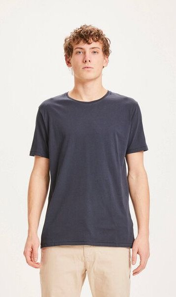 KnowledgeCotton Apparel Herren Basic Tee "ALDER" - GOTS/Vegan