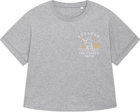 watapparel Oversize T-Shirt Frauen Explore the unseen, keep wild