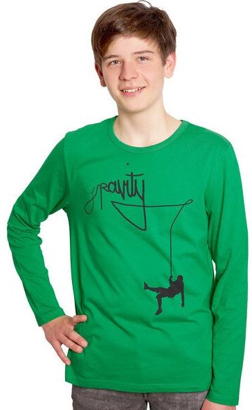 HANDGEDRUCKT "Gravity" Männer Longsleeve