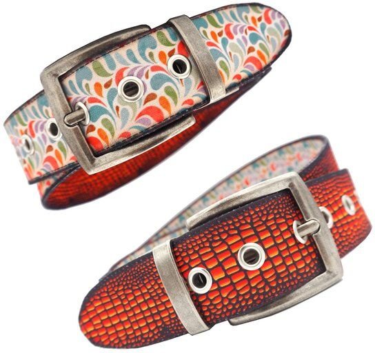 Seegarn - Gürtel / Wendegürtel SeeBlume 4cm