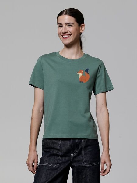 watapparel T-Shirt Frauen Cute Fox