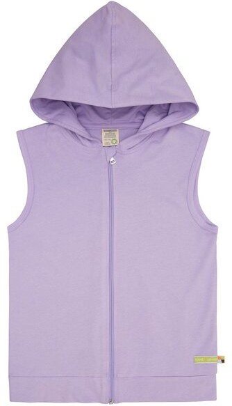 loud + proud Kinder Weste mit Kapuze, GOTS-zertifiziert