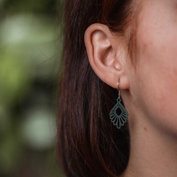 feinformart Ohrringe / Ohrhänger aus Holz - Mindful mini