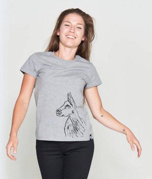 VUNDERLAND T-Shirt tailliert ZIEGE