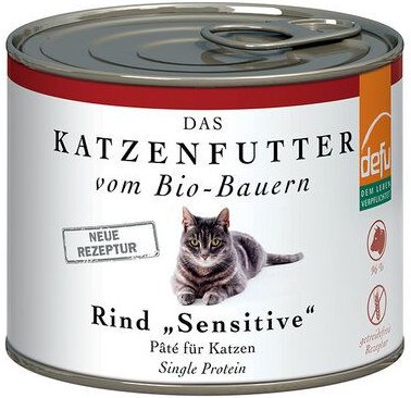 defu Bio Rind Sensitiv Pâté für Katzen