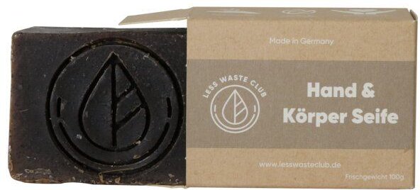 Less Waste Club Kaffee Seife mit echtem Kaffeetrester - BIO