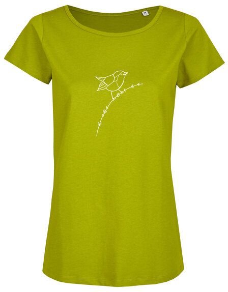 Brandless Basic Bio T-Shirt (ladies) Nr.2 Rotkehlchen