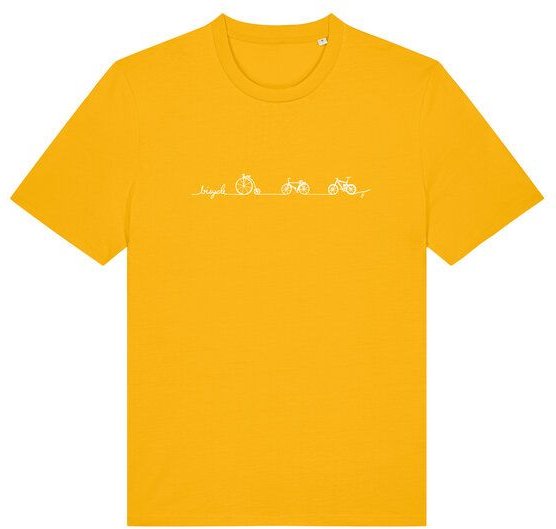 Brandless Basic Bio Unisex T-Shirt Bicycle Line 180g/m² XXS - 3 XL