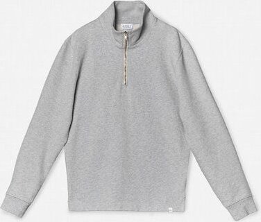 SANVT Das Half Zip Sweatshirt - Grau Meliert