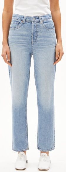 Thumbnail - ARMEDANGELS AAIKALA Damen Straight Jeans High Waist recycelte Baumwolle