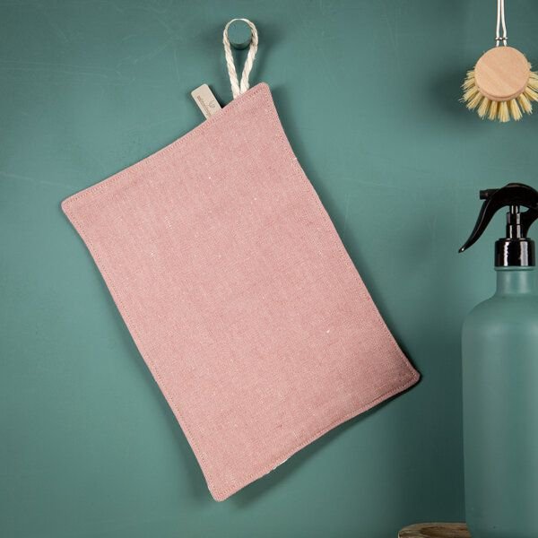 nahtur-design Putzlappen 2-lagig aus Bioleinen und Baumwolle