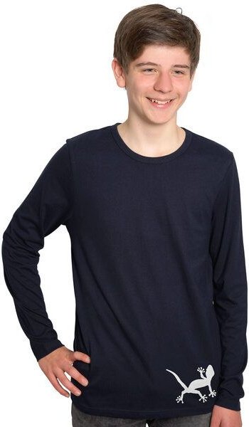 HANDGEDRUCKT "Geckos" Männer Longsleeve