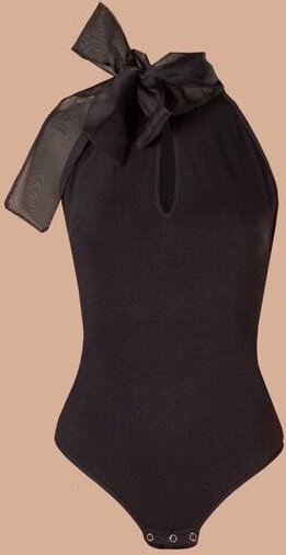 Atelier SNOW Eleganter Neckholder-Body ‘Odessa’ aus Bio-Baumwolle