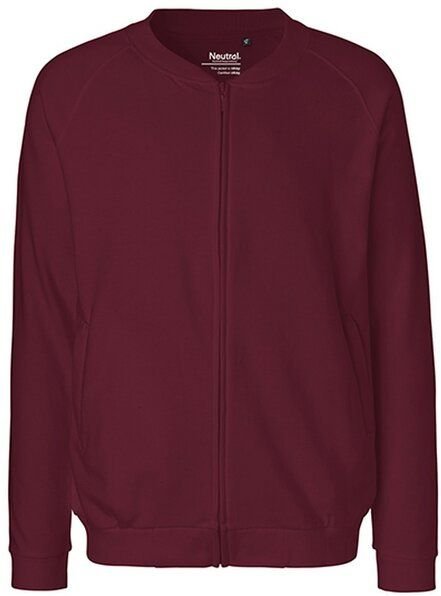 Neutral® Herren Unisex Sweatjacke ohne Kapuze