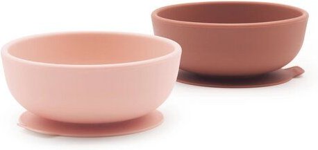 EKOBO Schale mit Saugfuß 2er Set - aus Silikon